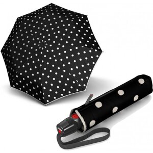 Жіноча парасолька автоматична Knirps T. 200 Dot Art Black Kn95 3201 4901