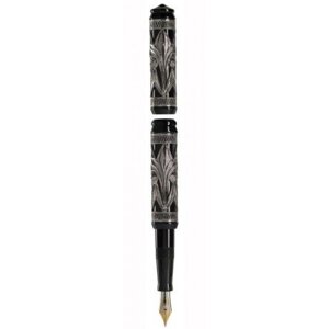 Ручка пір'яна Visconti 75002A20F TajMahal FP black