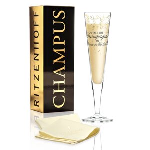 Келих для шампанського з кришталю Ritzenhoff 1070270, дизайн від Наталії Яблунівській, 200 мл, висота 24 см