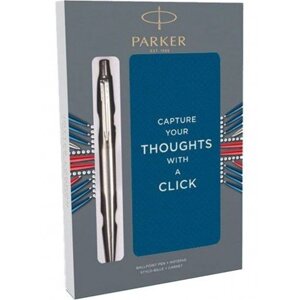 Набір ручок Parker JOTTER 17 SS CT BP + блокнот в подар. упаковці XMAS18 16 132b18