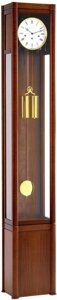 Годинник підлоговий HERMLE 01220-030351 з горіха з тросовим підвісом гирь та з Вестмінстерською мелодією