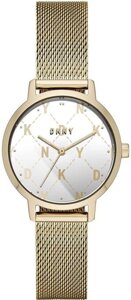 Годинники наручні жіночі DKNY NY2816 кварцові, на браслеті, колір жовтого золота, США