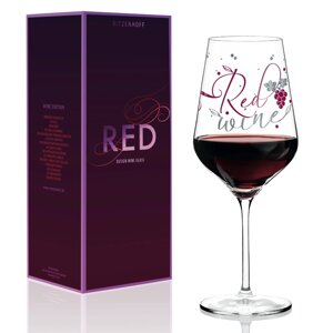 Келих для червоного вина з кришталю Ritzenhoff 3000032, дизайн "Червоне вино" від Катрін Стокебранд, 580 мл