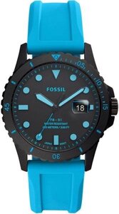 Годинники наручні чоловічі FOSSIL FS5682 кварцові, каучуковий ремінець, США