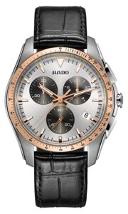 Годинники наручні чоловічі RADO HYPERCHROME 01.312.0259.3.110/R32259105 з хронографом і тахиметром