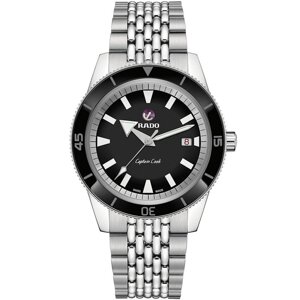 Годинники наручні чоловічі RADO CAPTAIN COOK AUTOMATIC 01.763.0505.3.515/R32505158 на браслеті + 2 ремінця змінних