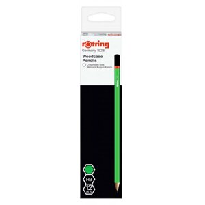 Олівець графітовий Rotring WCP Core Green HB 12шт в коробці R2090065G