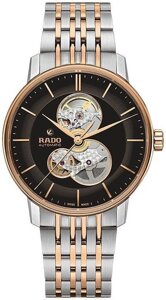 Годинники наручні чоловічі RADO COUPOLE CLASSIC OPEN HEART AUTOMATIC 01.734.3894.4.316/R22894163 з