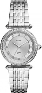 Годинники наручні жіночі FOSSIL ES4712 кварцові, з фіанітами, сріблясті, США