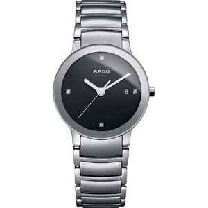 Годинники наручні жіночі RADO CENTRIX DIAMONDS 01.111.0928.3.071/R30928713, кварц, 4 діаманта