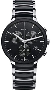 Годинник-хронографія наручні чоловічі RADO CENTRIX CHRONOGRAPH 01.312.0130.3.015/R30130152 кварцові,