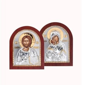 Вінчальна пара Спаситель і Богородиця ЕК4 - (156 х 190)