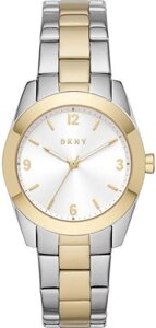 Годинники наручні жіночі DKNY NY2896 кварцові, на браслеті, золотисті, США