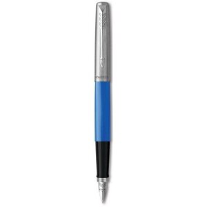 Ручка пір'яна Parker JOTTER 17 Plastic Blue CT FP F 15 111 із сталі і пластика