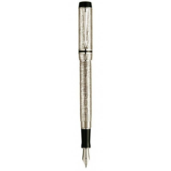 Пір'яна ручка Parker Duofold Silver FP 99 812 від компанії "Cronos" поза часом - фото 1
