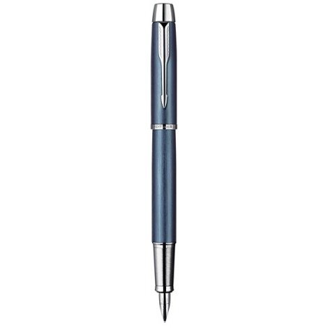 Пір'яна ручка Parker IM Premium Metallic Blue FP 20 412Г від компанії "Cronos" поза часом - фото 1