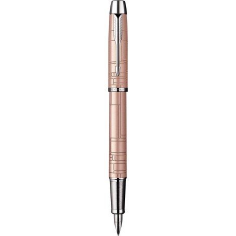 Пір'яна ручка Parker IM Premium Metallic Pink FP 20 412P від компанії "Cronos" поза часом - фото 1