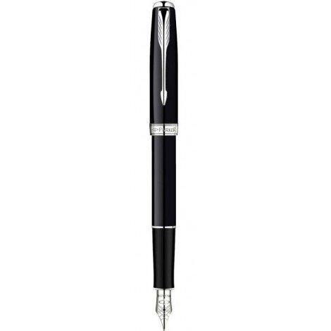 Пір'яна ручка Parker Sonnet Laque Black SP FP 85 812S від компанії "Cronos" поза часом - фото 1