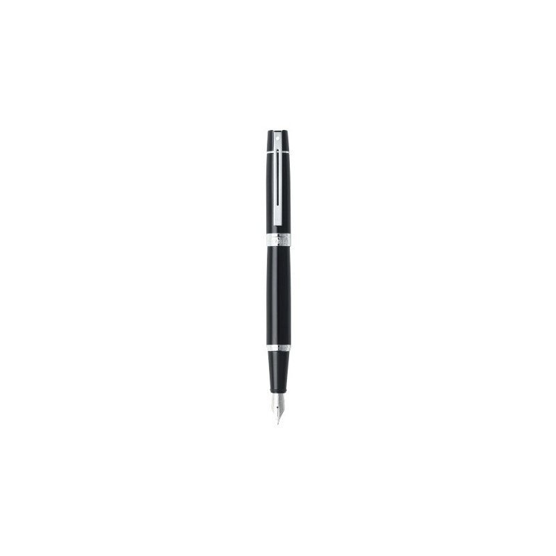 Пір'яна ручка Sheaffer Gift Collection 300 Glossy Black NT FP Sh931204 від компанії "Cronos" поза часом - фото 1