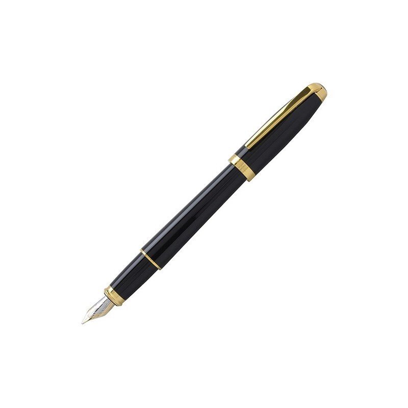 Пір'яна ручка ST Dupont Olympio Black Lacquer GP FP Du451274n від компанії "Cronos" поза часом - фото 1