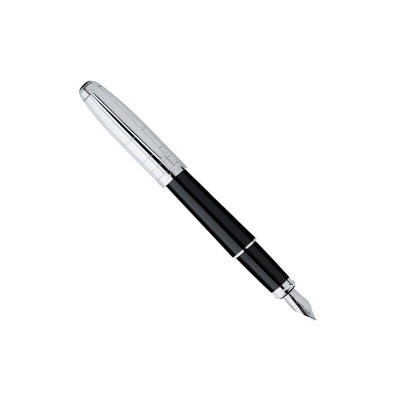 Пір'яна ручка ST Dupont Olympio Duotone Black PP FP Du451179n від компанії "Cronos" поза часом - фото 1
