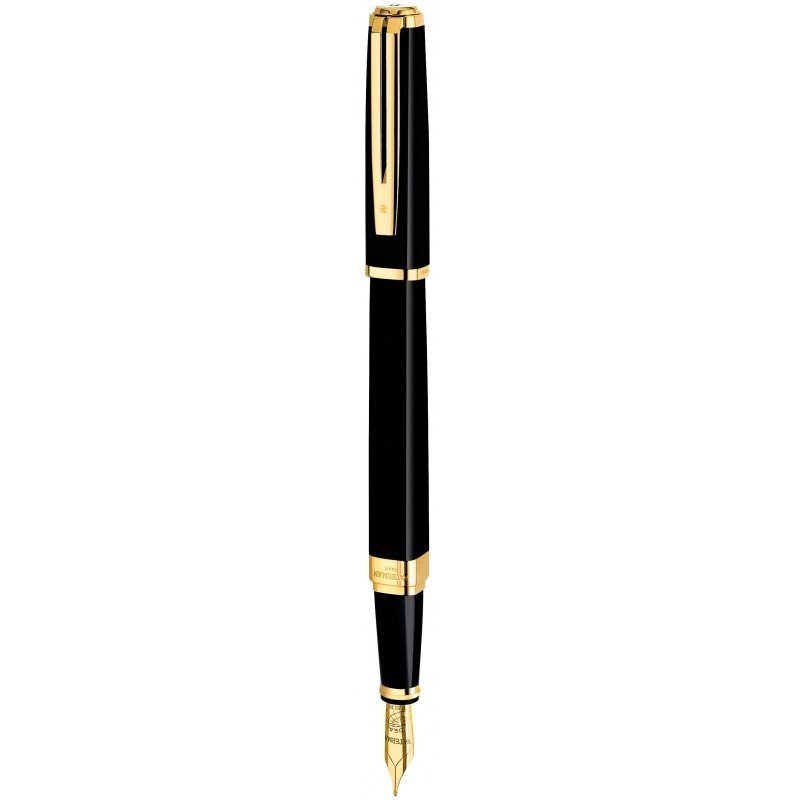 Пір'яна ручка Waterman EXCEPTION Slim Black GT FP 11 028 від компанії "Cronos" поза часом - фото 1