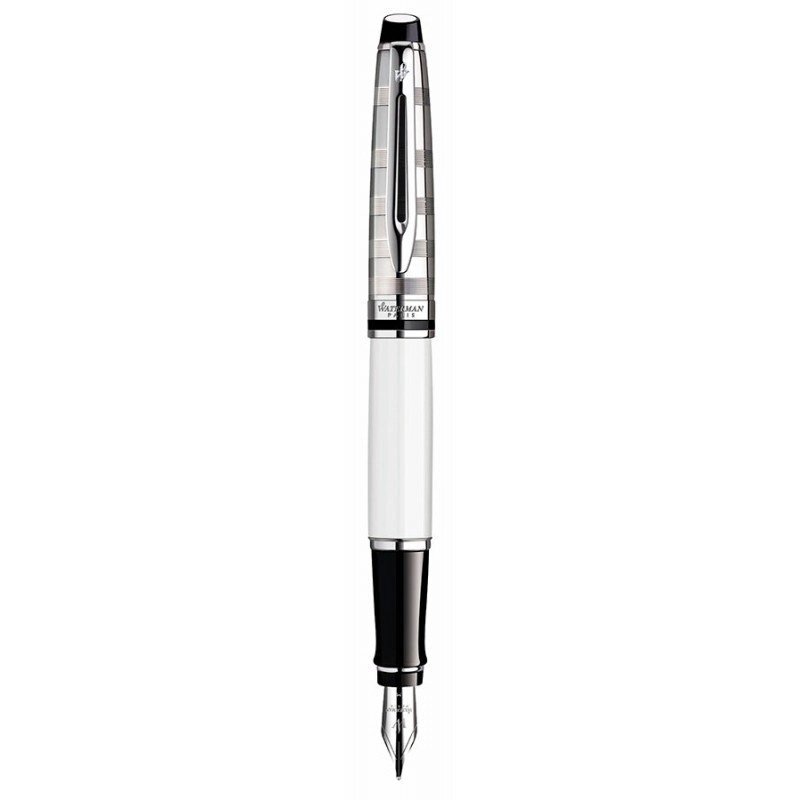 Пір'яна ручка Waterman EXPERT Deluxe White CT FP 10 039 від компанії "Cronos" поза часом - фото 1