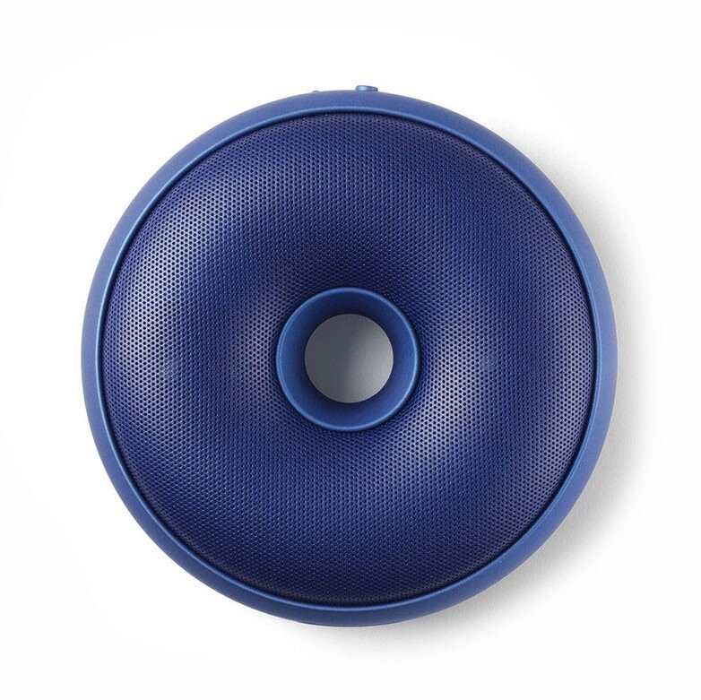 Портативний Bluetooth-динамік Lexon Hoop LA95MB6 у формі пончика синій від компанії "Cronos" поза часом - фото 1
