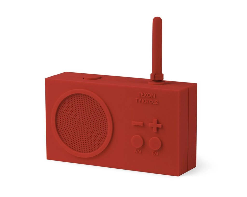 Радіо "Tykho 2" LEXON LA100R7, ретро-форма, червоний колір від компанії "Cronos" поза часом - фото 1