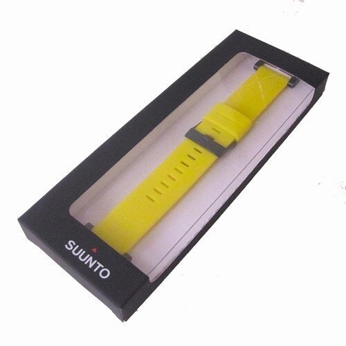 Ремінець для смарт-годин SUUNTO CORE YELLOW CRUSH SILICONE RUBBER STRAP від компанії "Cronos" поза часом - фото 1