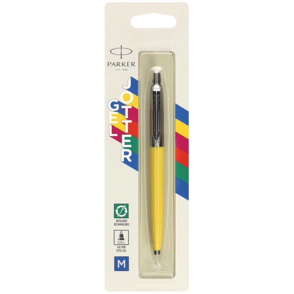 Ручка гелева Parker JOTTER 17 Plastic Yellow CT GEL блістер 15 366 від компанії "Cronos" поза часом - фото 1