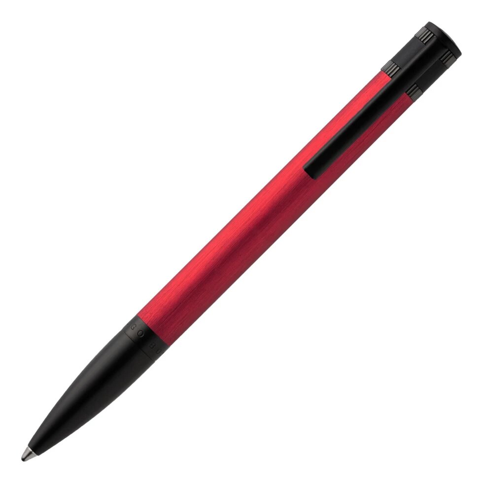 Ручка кулькова Hugo Boss HST0034P червона, колір чорнил синій від компанії "Cronos" поза часом - фото 1