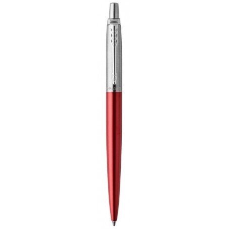 Ручка кулькова Parker JOTTER 17 Kensington Red CT BP 16 432 сталева, оздоблення хромом від компанії "Cronos" поза часом - фото 1