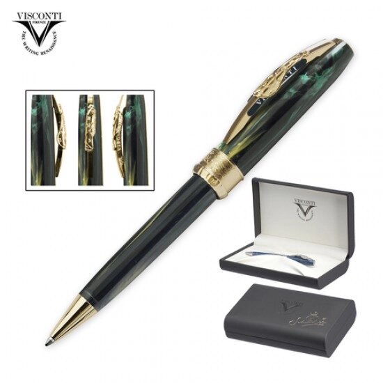 Ручка кулькова Visconti 66606 Salvador Dali Green BP від компанії "Cronos" поза часом - фото 1