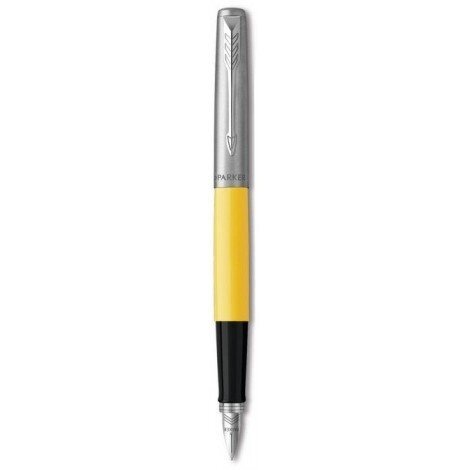 Ручка перова Parker JOTTER 17 Plastic Yellow CT FP F 15 311 із сталі і пластика від компанії "Cronos" поза часом - фото 1