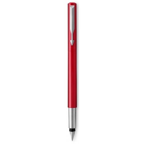 Ручка перова Parker VECTOR 17 Red FP F 5311 від компанії "Cronos" поза часом - фото 1
