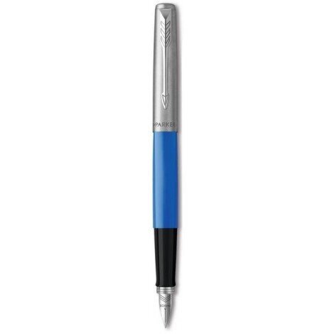 Ручка пір'яна Parker JOTTER 17 Plastic Blue CT FP M 15 112 із сталі і пластика від компанії "Cronos" поза часом - фото 1