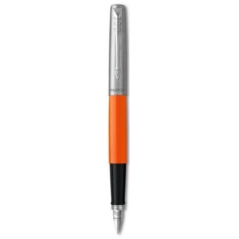 Ручка пір'яна Parker JOTTER 17 Plastic Orange CT FP F 15 411 із сталі і пластика від компанії "Cronos" поза часом - фото 1