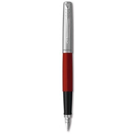 Ручка пір'яна Parker JOTTER 17 Standart Red CT FP F 15 711 із сталі і полімеру від компанії "Cronos" поза часом - фото 1