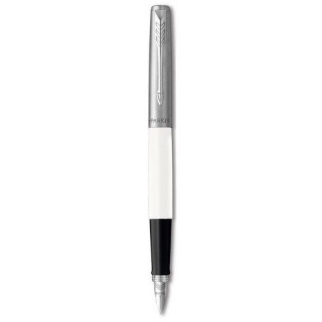 Ручка пір'яна Parker JOTTER 17 Standart White FP F 15 011 із сталі і полімеру від компанії "Cronos" поза часом - фото 1