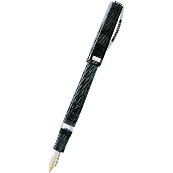 Ручка пір'яна Visconti 38028A20F Wall street FP pearl green ltd edt F від компанії "Cronos" поза часом - фото 1