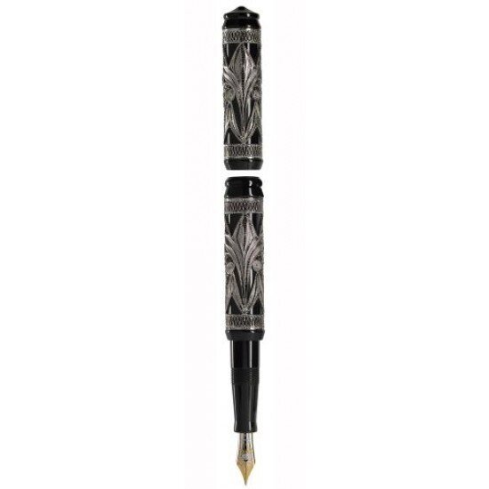 Ручка пір'яна Visconti 75002A20F TajMahal FP black від компанії "Cronos" поза часом - фото 1