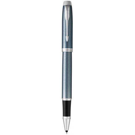 Ручка-ролер Parker IM 17 Light Blue Grey CT RB 22 522 з латуні сіро-блакитна від компанії "Cronos" поза часом - фото 1