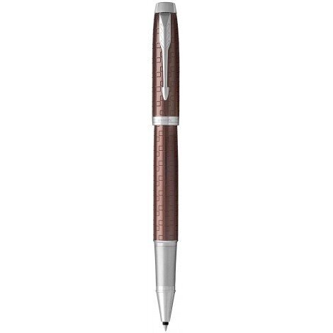 Ручка-ролер Parker IM 17 Premium Brown CT RB 24 522 коричневого кольору від компанії "Cronos" поза часом - фото 1