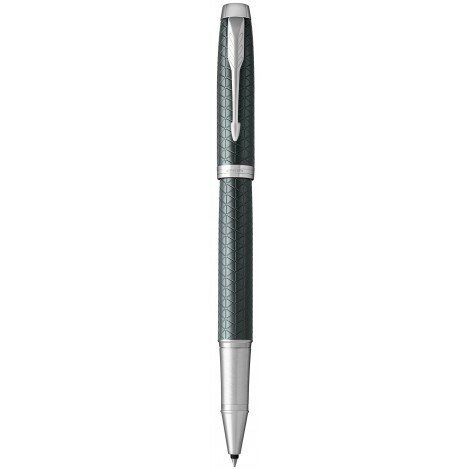Ручка-ролер Parker IM 17 Premium Pale Green CT RB 24 222 в матовому зеленому кольорі від компанії "Cronos" поза часом - фото 1