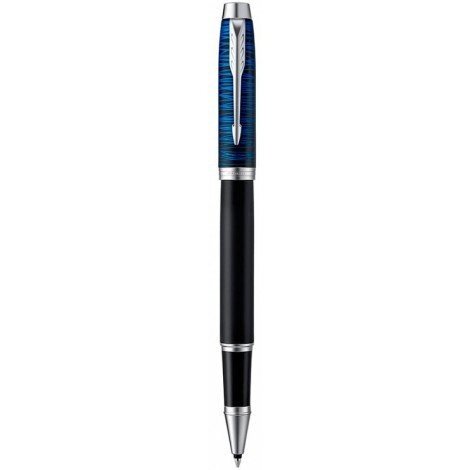 Ручка-ролер Parker IM 17 SE Blue Origin CT RB 23 022 чорна з синім малюнком від компанії "Cronos" поза часом - фото 1