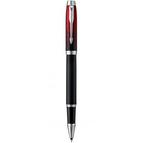 Ручка-ролер Parker IM 17 SE Red Ignite CT RB 23 122 чорна з червоним малюнком від компанії "Cronos" поза часом - фото 1