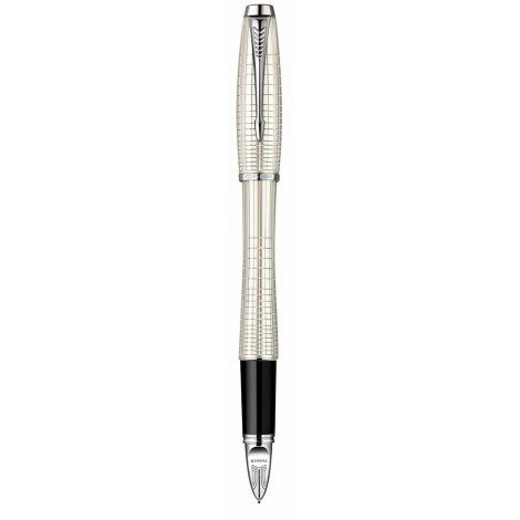 Ручка ролер Parker Urban Premium Pearl Metal Chiselled 5TH 21 252Б від компанії "Cronos" поза часом - фото 1