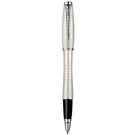 Ручка ролер Parker Urban Premium Pearl Metal Chiselled RB 21 222Б від компанії "Cronos" поза часом - фото 1