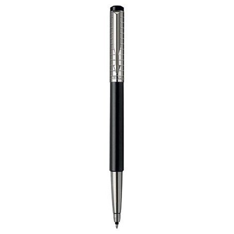 Ручка ролер Parker Vector Premium Satin Black SS Chiselled RB 04 022B від компанії "Cronos" поза часом - фото 1